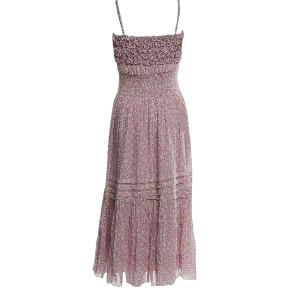 Rebecca Taylor Sleeveless Star Flower Smock Dress - Picture 3 of 5